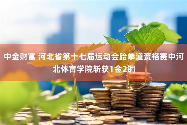 中金财富 河北省第十七届运动会跆拳道资格赛中河北体育学院斩获1金2铜