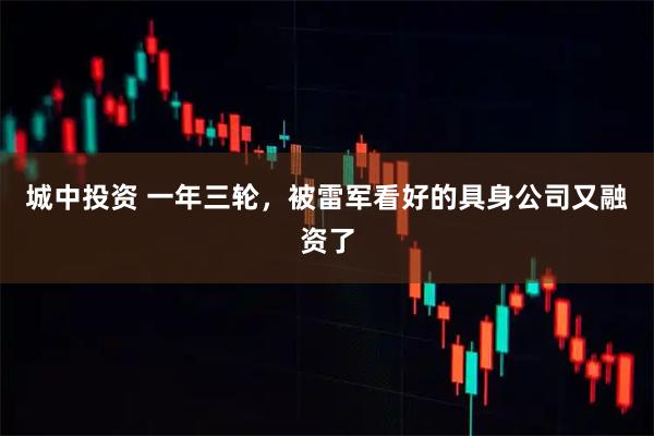 城中投资 一年三轮，被雷军看好的具身公司又融资了